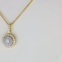 Ethereal Round Diamond Pendant
